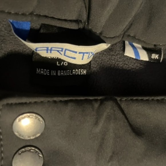 Arctix Men's Essential Snow Pants Size L Charcoal Grey - Picture 5 of 5